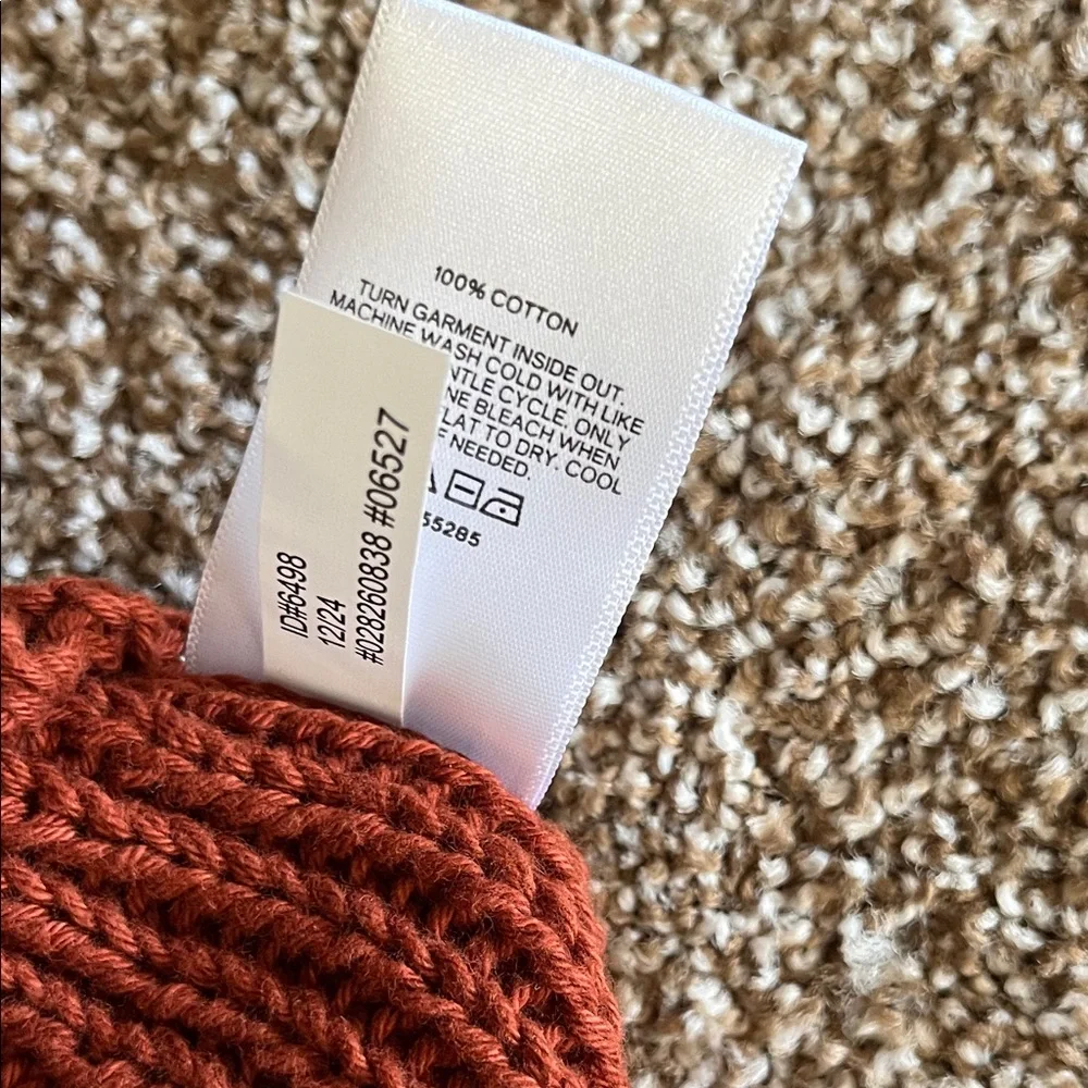 Express Rust Knit Sweater - Picture 2 of 6